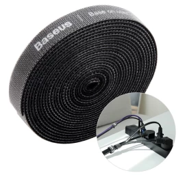 Kabelių Organizatoriaus velcro Juosta 3 M Juoda