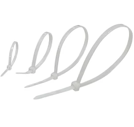 Kabelių Raiščiai Rapsai 200 Vnt. 4 Dydžių Balkšva+decker