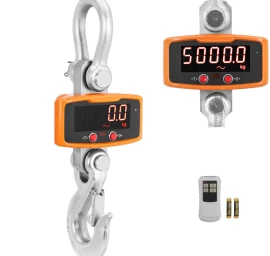 Kablinės Sandėlio Svarstyklės Su Led Nuotolinio Valdymo Pulteliu 5000 Kg / 2 Kg