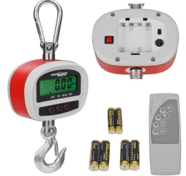 Kablinės Svarstyklės Su Nuotolinio Valdymo Pulteliu 300 Kg - Lcd