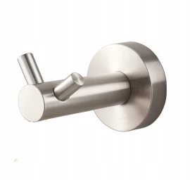 Kabliukas Balneo QUBE 2, nerūdijantis plienas, M0101010201