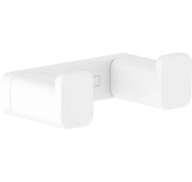 Kabliukas dvigubas Hansgrohe AddStoris, matinis baltas 41755700