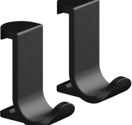 Kabliukas HANSGROHE WallStoris, matinis juodas, 27914670