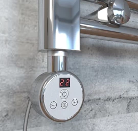 Kaitinimo elementas tenas Ecoradco SUN DIGITAL su ekranėliu, 300 W, chromas