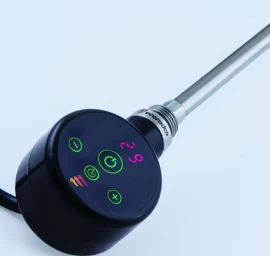 Kaitinimo elementas (tenas) Ecoradco SUN DIGITAL su ekranėliu, su laidu į rozetę 900 W, juodas