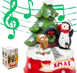 Kalėdinės Dekoracijos žaidžiantis Pingvinas