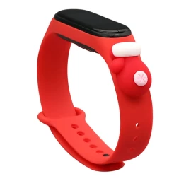 Kalėdinis Dirželis Xiaomi Mi Band 4 / Mi Band 3 Kalėdinė Silikoninė Apyrankė Raudona (pirštinė) Kalėdinis Dirželis Xiaomi Mi Band 4 / Mi Band 3 Kalėdinė Silikoninė Apyrankė Raudona (pirštinė)