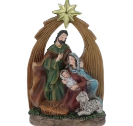 Kalėdinių Lovelių Stabilus šventoji šeima 13 Cm Klasikinis