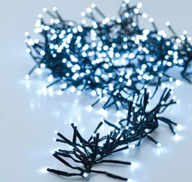 Kalėdų Eglutės Lemputės, šviesos Grandinė, 3000 Led, Laikmatis, šalto Balto Spalvos