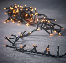 Kalėdų Eglutės žibintai šviesos Grandinė 550 Vadovaujama Laikmatis šilta Balta Luca