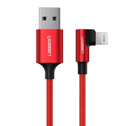 Kampinis iphone Lightning - Usb-a Mfi 2.4a 1 M Kabelis - Raudonas