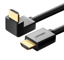 Kampinis Kabelis 90 Laipsnių Kampu Hdmi 4k 30hz 1 M - Juodas