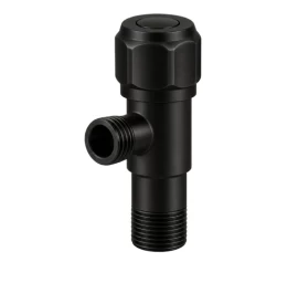 Kampinis ventilis Balneo 1/2 x 3/8 juodas, modelis 2, 5906792484002
