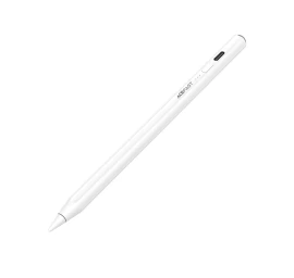 Kapacitinis „ipad“ Rašiklis Su 2 Antgaliais V2 – Baltas
