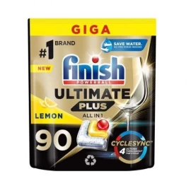 Kapsulės indaplovėms FINISH Allin1 Ultimate Plus 90 vnt. Lemon