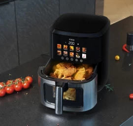 Karšto oro gruzdintuvė N'oveen AF770 X-LINE, juoda