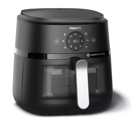 Karšto oro gruzdintuvė Philips 2000 Series NA231/00, 6,2l, juoda