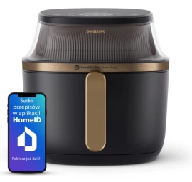 Karšto oro gruzdintuvė Philips 3000 serija NA332/00, juoda, 1700 W, 6.2 l