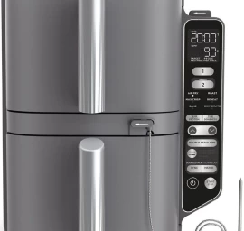 Karšto oro gruzdintuvė su termometru Ninja Double Stack XL SL451EU