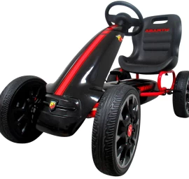 Kartingas Abarth Black, Eva Putplasčio Ratai, Rankinis Stabdis, Licencijuotas