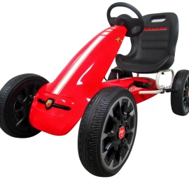 Kartingas Abarth Red, Eva Putplasčio Ratai, Rankinis Stabdis, Licencijuotas