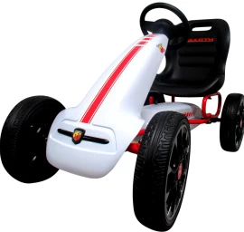 Kartingas Abarth White, Eva Putplasčio Ratai, Rankinis Stabdis, Licencijuotas