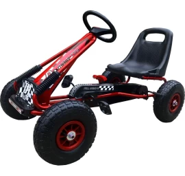 Kartingo Pedalų Automobilis Enero 01 Raudonas