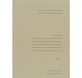 Kartoninis segtuvėlis  SMLT, A4, 400g, rudas su spauda ir įsegėle