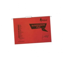 Kartotekinis vokas Forpus, A4, raudonas  0829-001