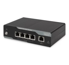 Kartotuvas Digitus Gigabit 4 port PoE + repeater/ DN-95125 (Ekspozicinė prekė)