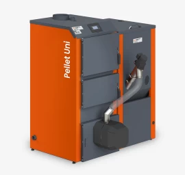 Katilas Pellet Uni 12, bunkeris 260 L, K12/D16/T260