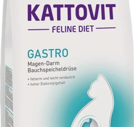 KATTOVIT Feline Diet Gastro dietinis sausas maistas katėms su vištiena, 4kg