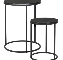 Kavos Staliukų Rinkinys 2in1 Medinis Stalviršis 30/40 Cm