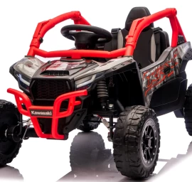 Kawasaki Teryx Red 4x4 Eva Leather Rc Baterija Ličio Jonų Automobilis