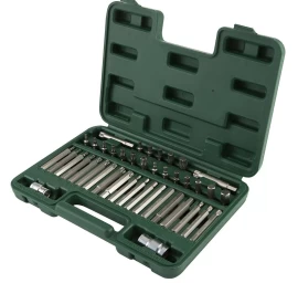 Keičiamų antgalių rinkinys (IMBUS, TORX,SPLINE) 42vnt