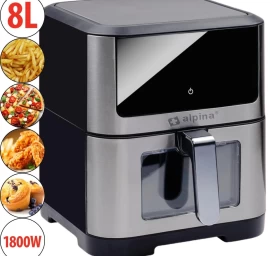 Keptuvė Be Riebalų 1800w 8l Alpina