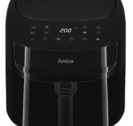 Keptuvė Be Riebalų Amica Afd 5010 1194489 (7l /1800w / Juoda )