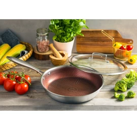 Keptuvė su dangčiu 28cm EB-13030