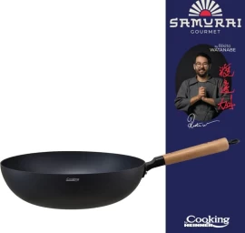 Keptuvė WOK aliuminio su keramikos danga 32x9cm HR-SNT-W32 HEINNER