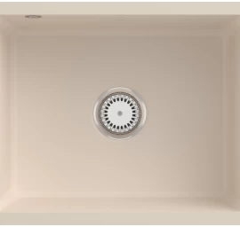 Keramikinė plautuvė montuojama iš apačios VILLEROY &amp; BOCH SUBWAY 60 SU CeramicPlus 54,5x44cm, dramblio kaulo, 331001FU