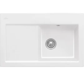 Keramikinė plautuvė Villeroy &amp; Boch Subway 45 Flat Balta blizgi