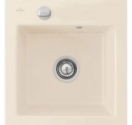 Keramikinė plautuvė Villeroy &amp; Boch Subway 45 XS Dramblio kaulo, 678102FU