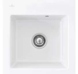 Keramikinė plautuvė Villeroy &amp; Boch Subway 45 XS Flat Balta blizgi, 67812FR1