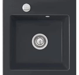 Keramikinė plautuvė Villeroy &amp; Boch Subway 45 XS Flat Grafito