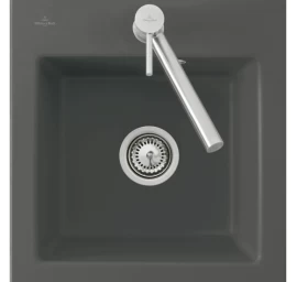 Keramikinė plautuvė Villeroy &amp; Boch Subway 45 XS, graphite 678102I4