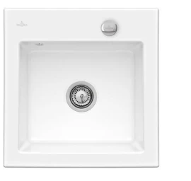 Keramikinė plautuvė Villeroy &amp; Boch Subway 50 S Balta blizgi