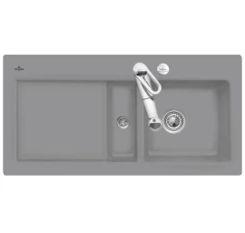 Keramikinė plautuvė Villeroy &amp; Boch Subway 60 Akmens pilka
