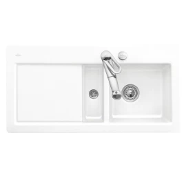Keramikinė plautuvė Villeroy &amp; Boch Subway 60 Balta blizgi