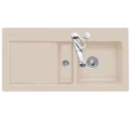 Keramikinė plautuvė Villeroy &amp; Boch Subway 60 Migdolinė