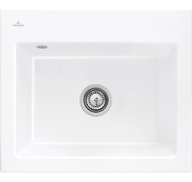 Keramikinė plautuvė Villeroy &amp; Boch Subway 60 S Balta blizgi